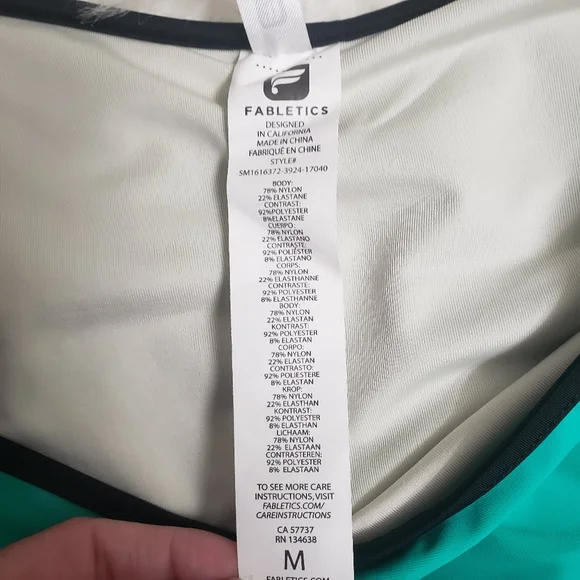 NWT Fabletics Dash Bajan Hipster Bottom Size M - Picture 9 of 9